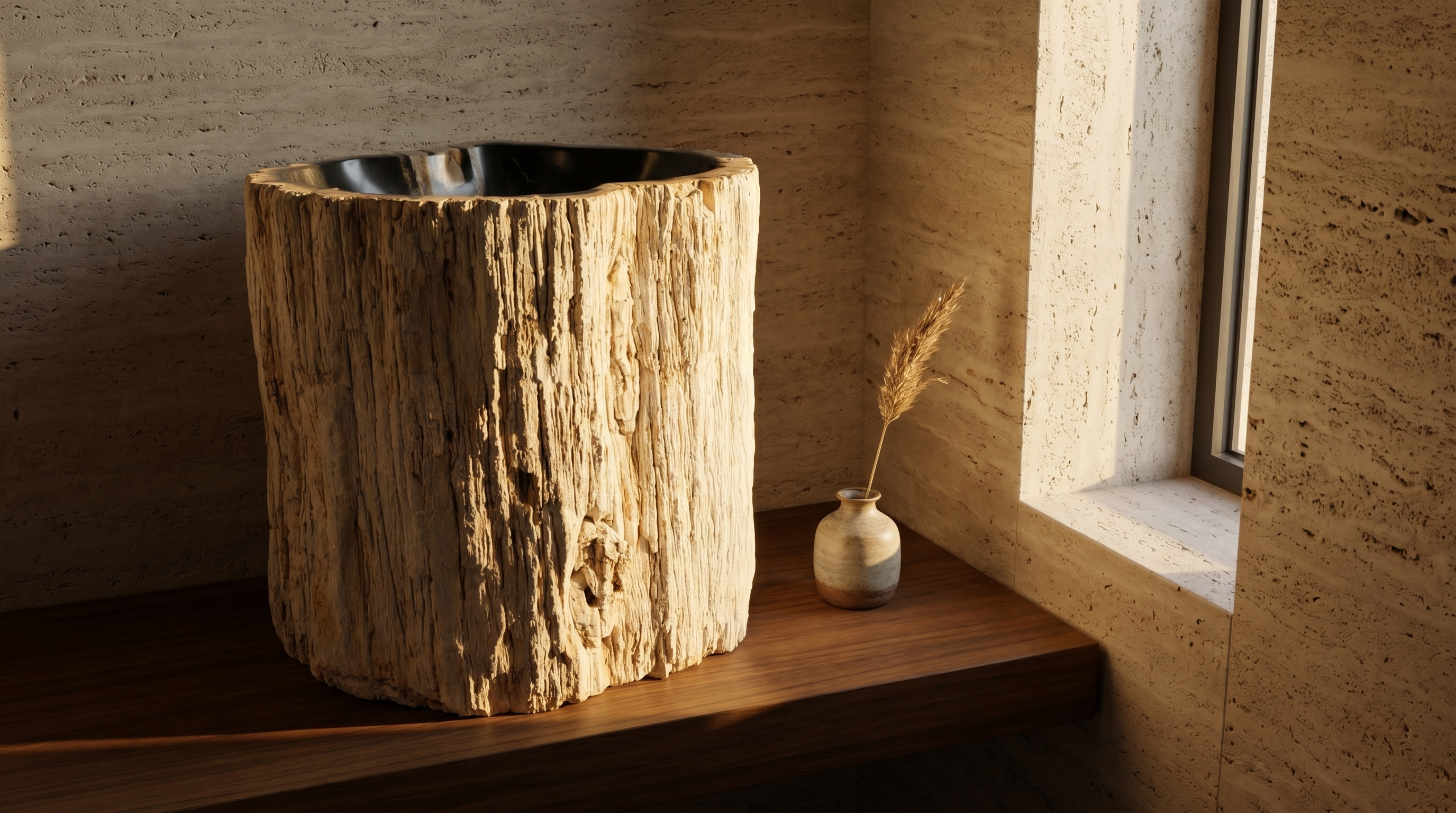 Petrified Wood Sink